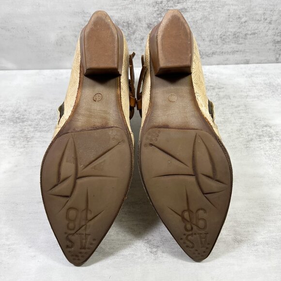 A.S.98 Airstep Strappy Buckle Pointed Toe Booties - Women's Size EU 41 / US 10 - Picture 9 of 10